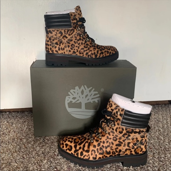Timberland Leopard Print Boots - Picture 3 of 8
